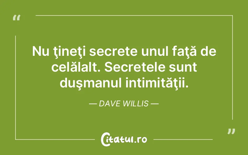 Citat Dave Willis - citate viata
