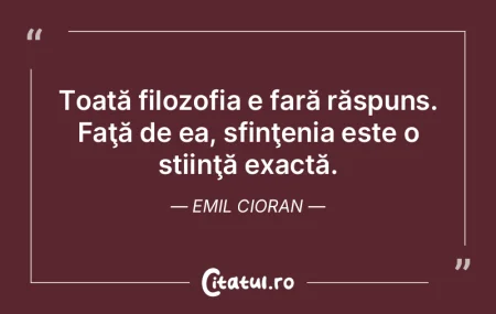 Geografia e neputincioasă faţă de cee... Geografia e neputincioasă faţă de cee...