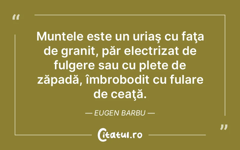 Citat Eugen Barbu - citate viata