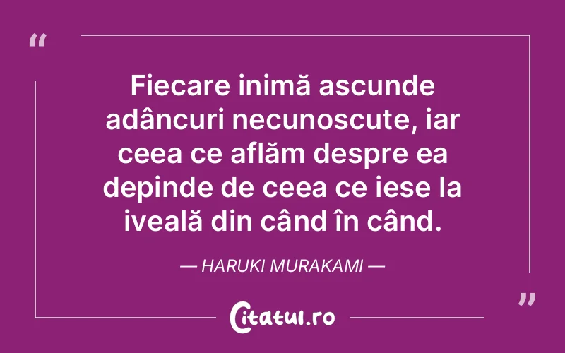 Citat Haruki Murakami - citate viata