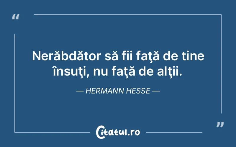 Citat Hermann Hesse - citate viata