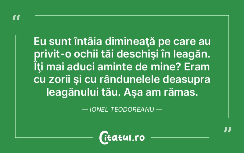Citat Ionel Te - citate viata