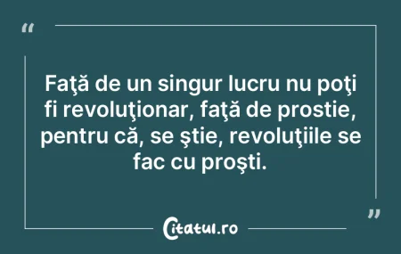 În faţa înţelepciunii, ne ridicăm �...