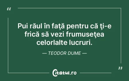 Un individ nu poate fi inferior sau supe... Un individ nu poate fi inferior sau supe...