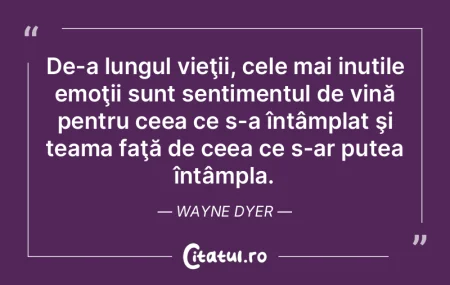 Politica pe care o voi preconiza întotd...