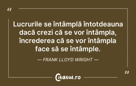 Noi credem uneori ca lucrurile sunt adev...