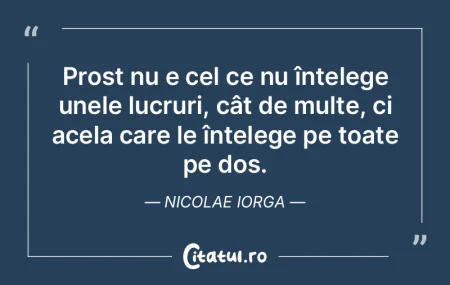 Pastreaza-ti emotiunile pentru lucrurile...