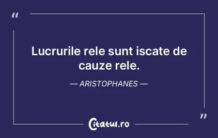 Nu te agita atât, lucrurile cele mai bu...