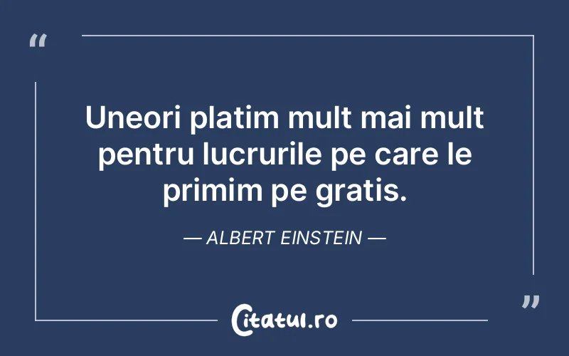 Citat Albert Einstein - citate viata