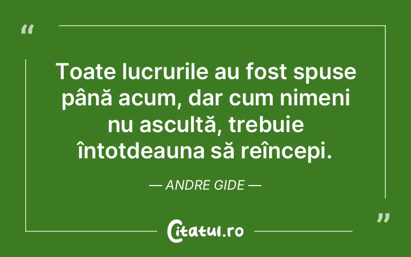 Citat Andre Gide - citate viata