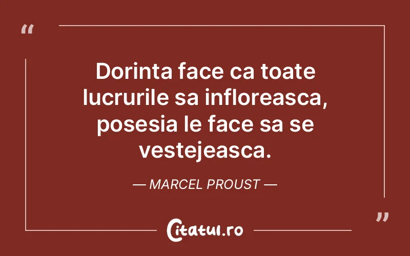 Citat Marcel Proust - citate viata