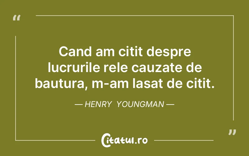 Citat Henry Youngman - citate viata