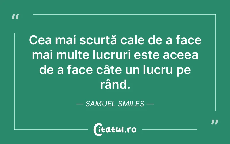 Citat Samuel Smiles - citate viata