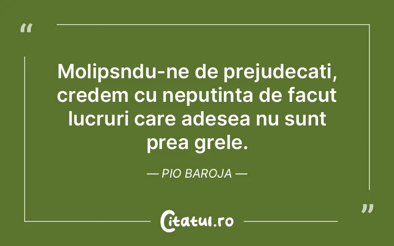 Citat Pio Baroja - citate viata