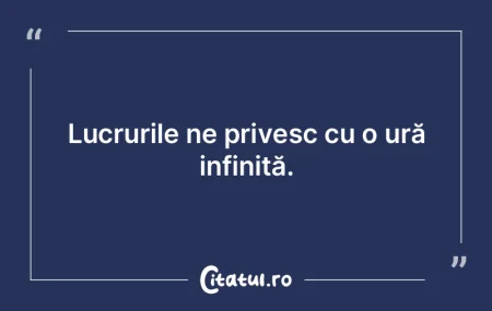 Deşi lucrurile nu sunt niciodată cum p...