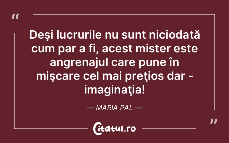 Citat Maria Pal - citate viata