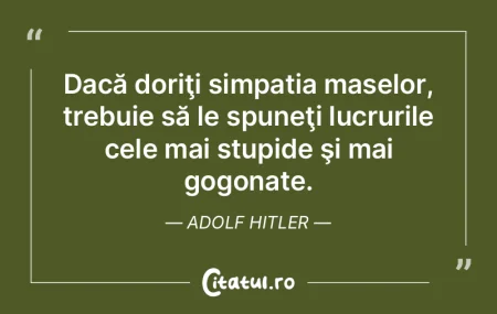 Nu poate exista atrofie mentală în ori... Nu poate exista atrofie mentală în ori...