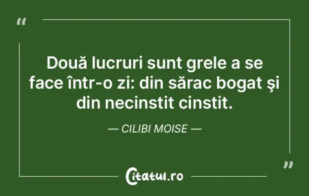 Patru lucruri se scot greu: dinţii din ...