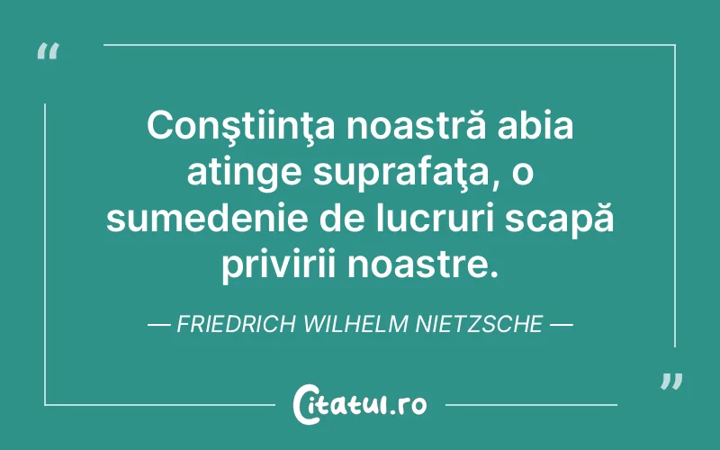 Citat Friedrich Wilhelm Nietzsche - citate viata