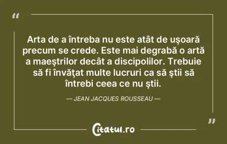 Viziunea este arta de a vedea lucruri in...