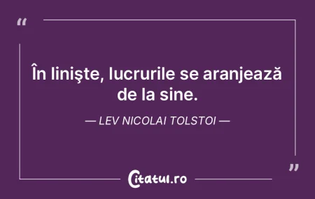 Vei vedea că lucrurile omeneşti nu sun... Vei vedea că lucrurile omeneşti nu sun...