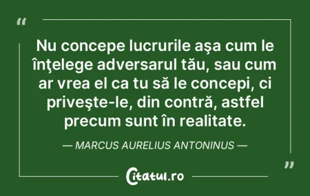 Pentru a fi un mare om, trebuie să fi f...