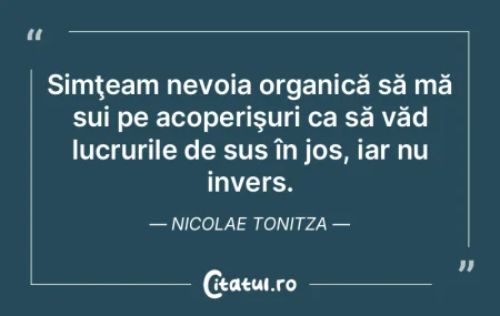 Nici un mare artist nu a văzut lucruril... Nici un mare artist nu a văzut lucruril...