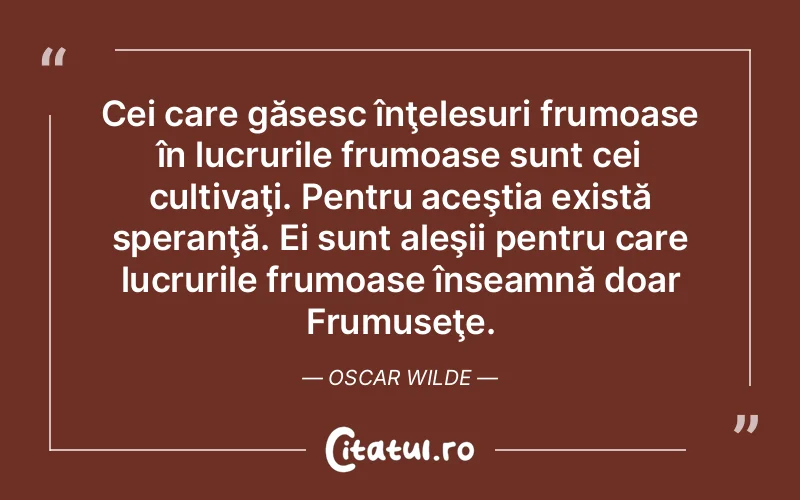 Citat Oscar - citate viata
