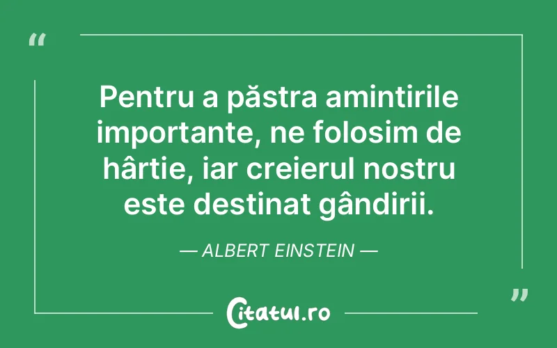 Citat Albert Einstein - citate viata