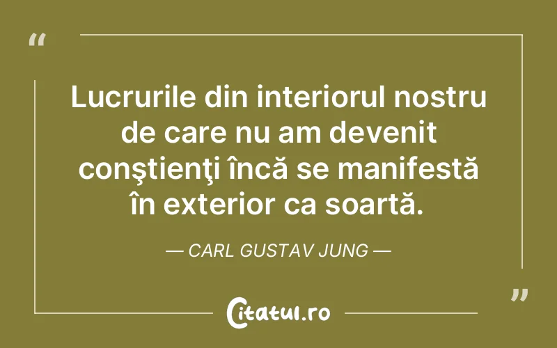 Citat Carl Gustav Jung - citate viata