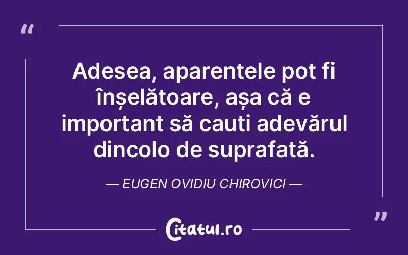 Citat Eugen Ovidiu Chirovici - citate viata