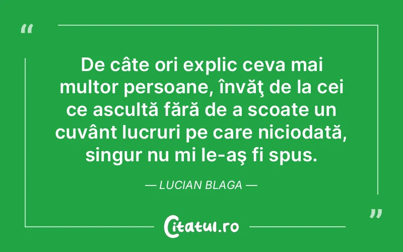 Citat Lucian Blaga - citate viata