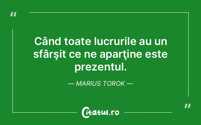 Citat Marius Torok - citate viata