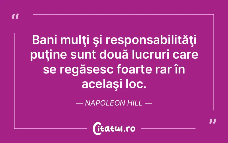 Citat Napoleon Hill - citate viata