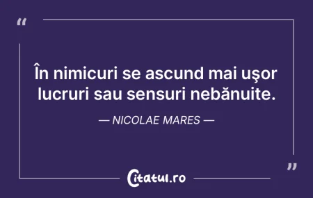 Ce rost are să facem lucruri bune, dac�...