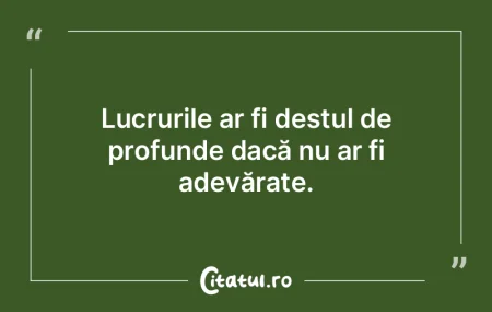 Secretul este să faci lucruri necugetat... Secretul este să faci lucruri necugetat...