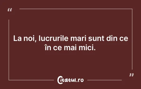 Puteţi învăţa o grămadă de lucruri...