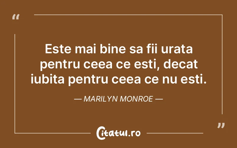 Citat Marilyn Monroe - citate viata