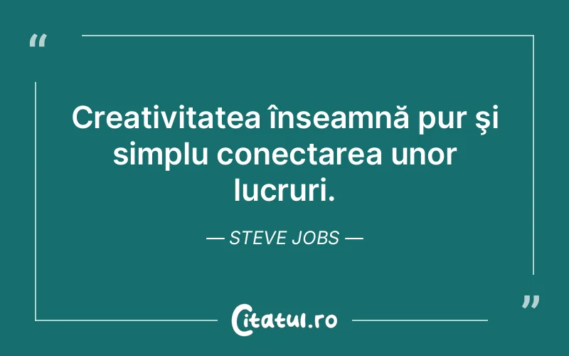 Citat Steve Jobs - citate viata