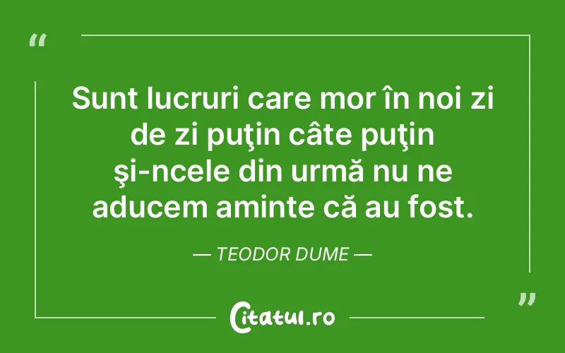 Citat Teodor Dume - citate viata