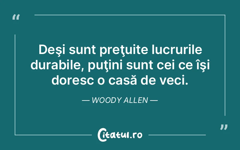 Citat Woody Allen - citate viata