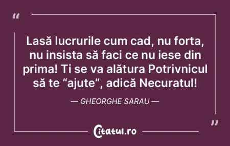 Lucrurile de prisos, sigur ne trag în j...