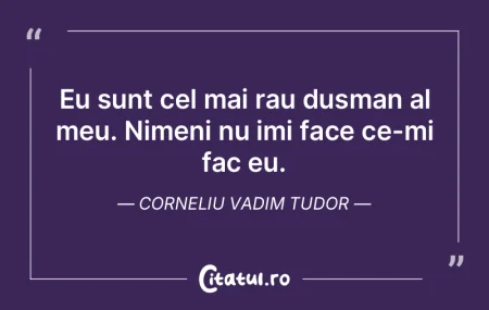 Frica de răul cel mai mare te lecuieşt... Frica de răul cel mai mare te lecuieşt...