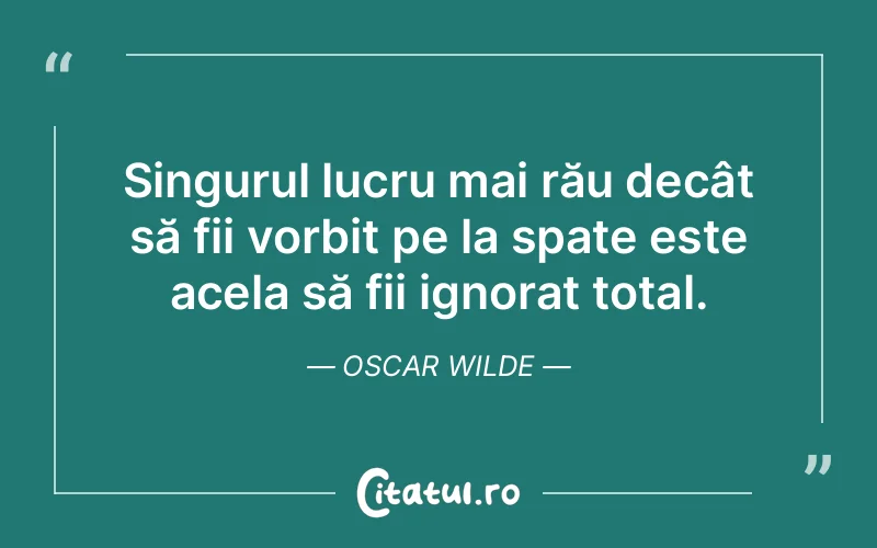 Citat Oscar Wilde - citate viata