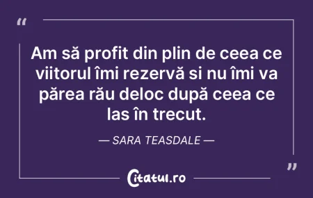 Cea mai crunta razbunare este cand dusma...