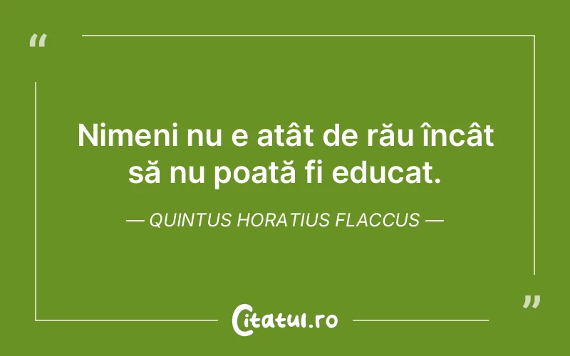Citat Quintus Horatius Flaccus - citate viata