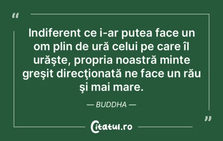 Tot ce faci rău, faci datorită minţii... Tot ce faci rău, faci datorită minţii...