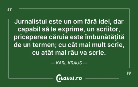 Nu există om destul de inteligent înc�...