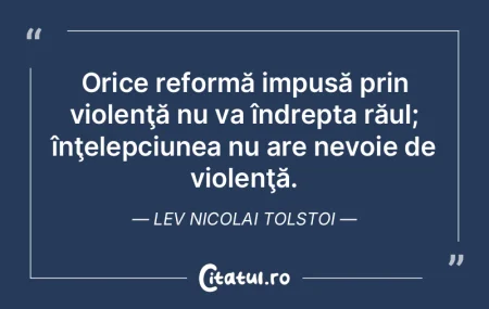 Nu fă rău şi acesta va înceta să ex...