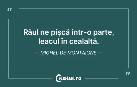 Răul esenţial care ameninţă vitalita... Răul esenţial care ameninţă vitalita...